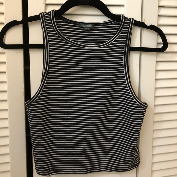 Tops - striped crop top